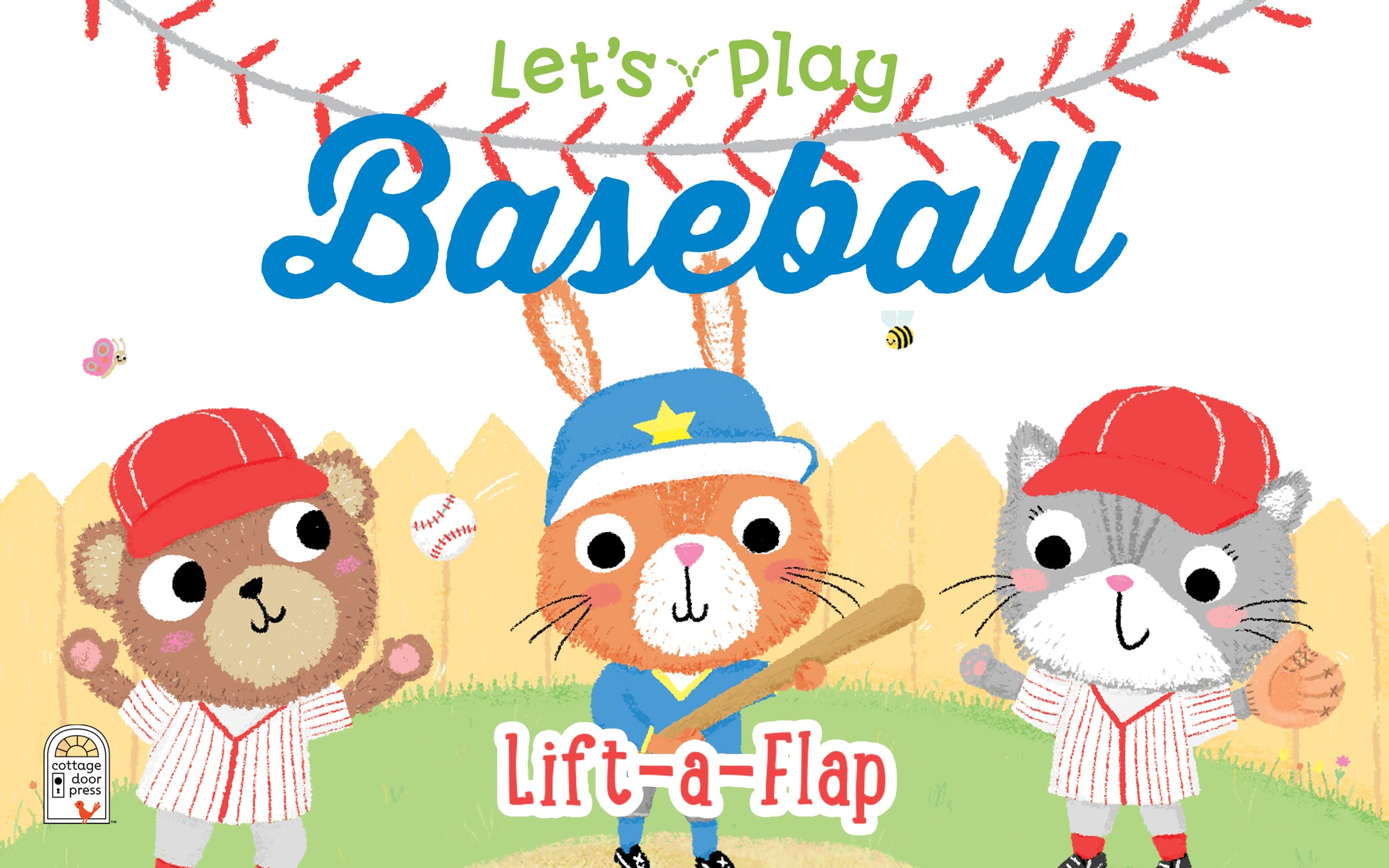 Foto 6 | Libro De Cartón Cottage Door Press ¡juguemos Al Béisbol! Para Bebés - Venta Internacional.