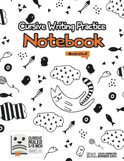Foto 1 | Cuaderno De Práctica De Escritura Cursiva Genérica Para Niños Con Rayas - Venta Internacional.