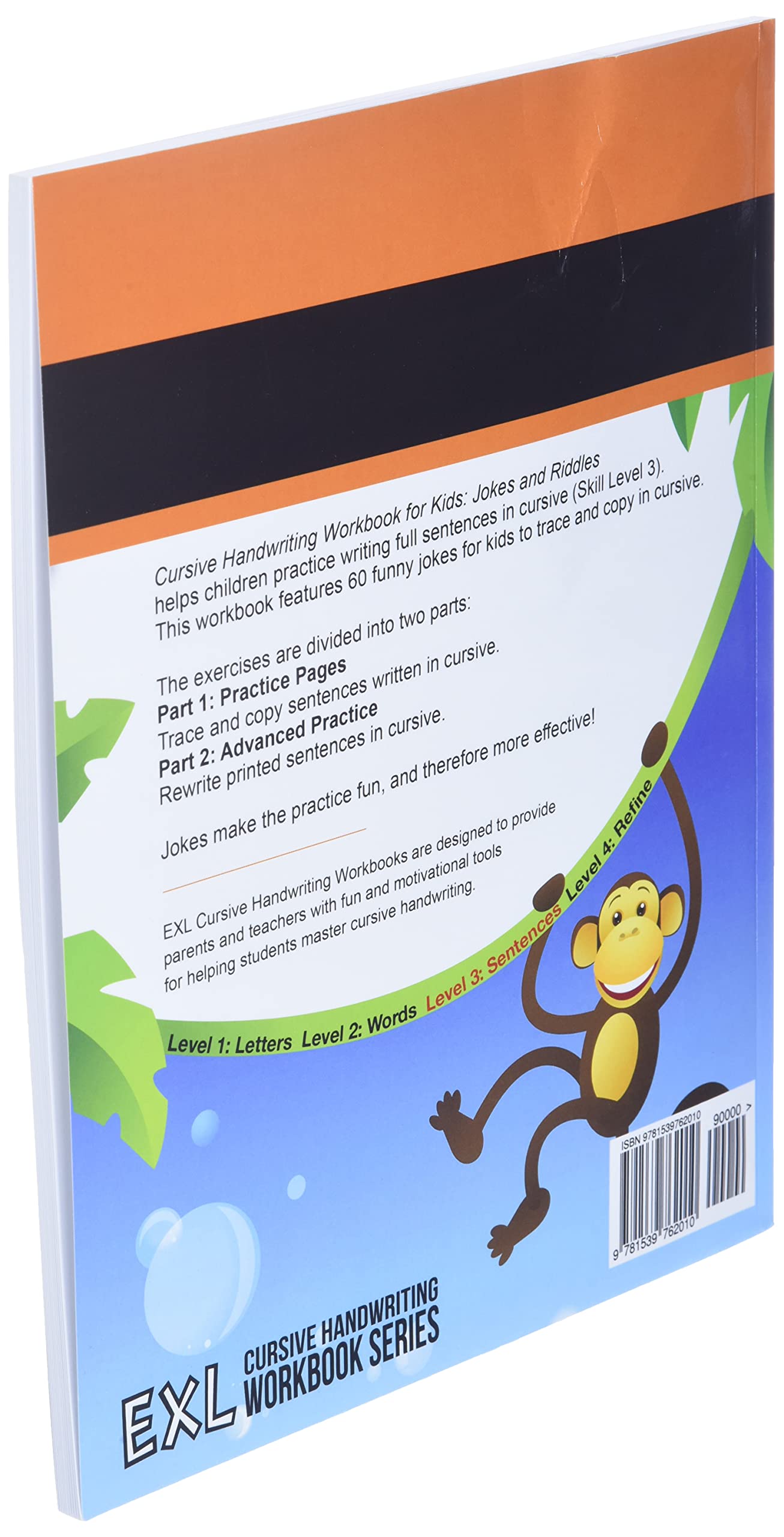 Foto 4 pulgar | Cuaderno De Trabajo Escritura Cursiva Genérica Para Niños: Bromas Y Acertijos - Venta Internacional.