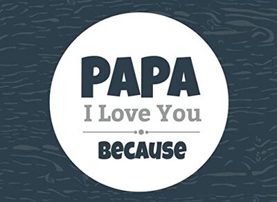 Foto 1 | Complete El Espacio En Blanco Libro «te Amo» Para Papá, Libro De Regalo Para Papá - Venta Internacional.