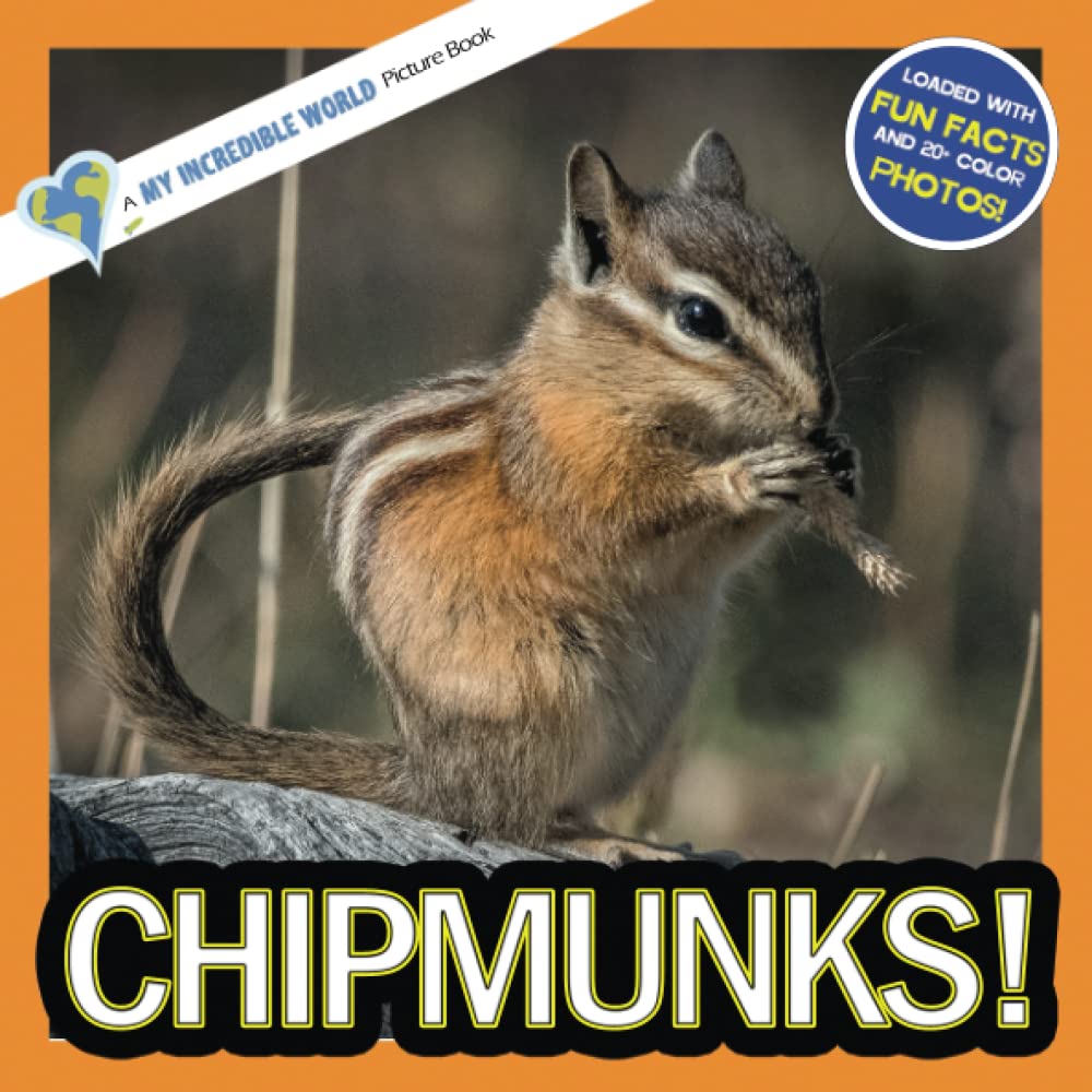 Foto 2 pulgar | Libro Ilustrado Para Niños My Incredible World: Chipmunks! - Venta Internacional.