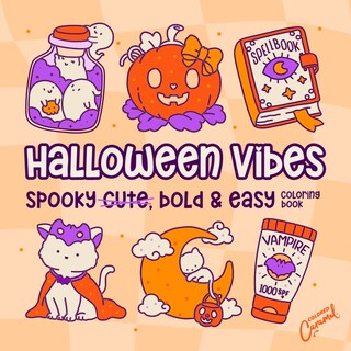 Foto 1 | Libro Para Colorear Genérica Halloween Vibes Spooky Cute Bold Easy - Venta Internacional.