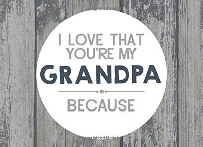 Foto 1 | Complete El Libro «te Amo» Para El Abuelo De Grandkids - Venta Internacional.