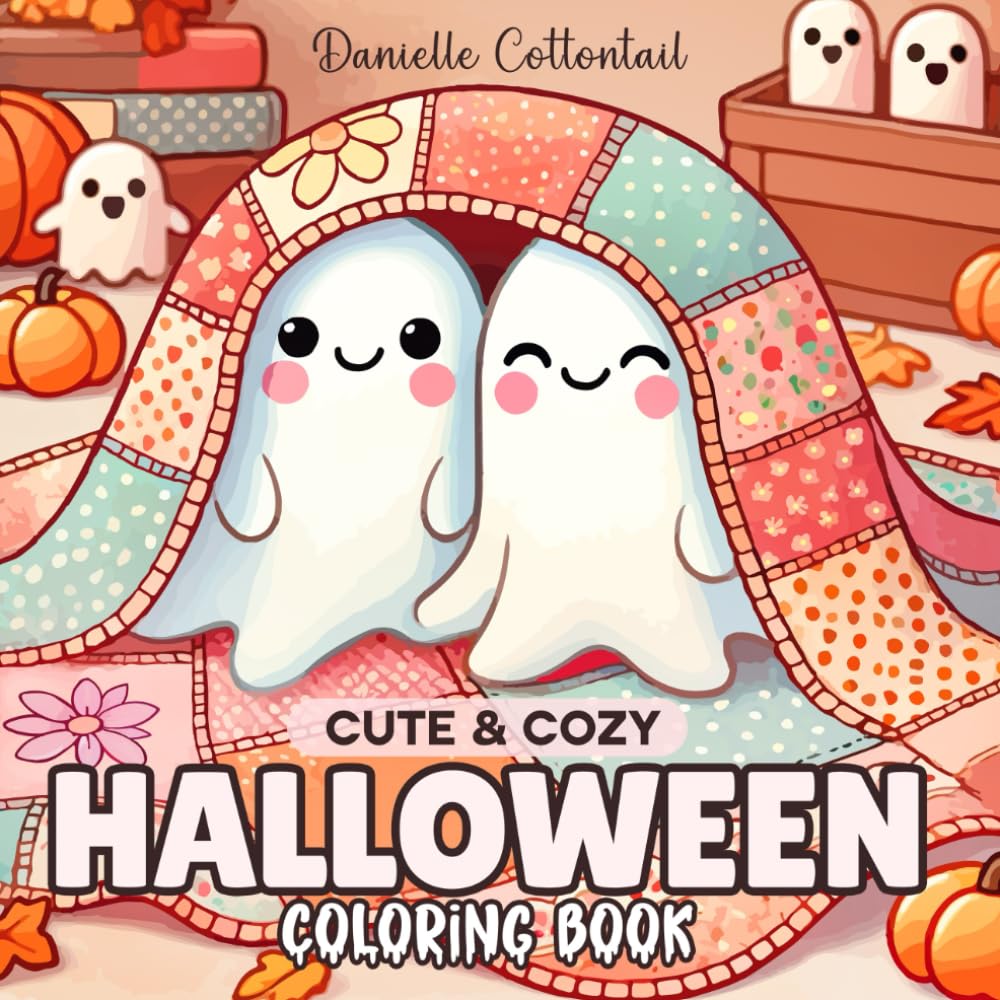Foto 2 pulgar | Libro Para Colorear Genérica Cute & Cozy Para Halloween, 50 Diseños - Venta Internacional.