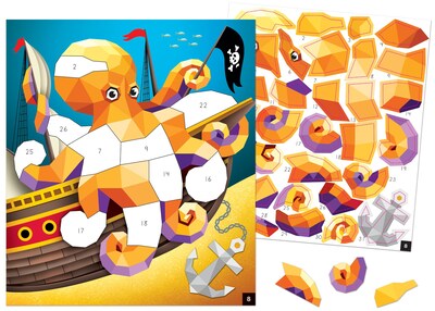 Foto 3 | Sticker Puzzle Created Resources Ocean Life 4+ Years - Venta Internacional.