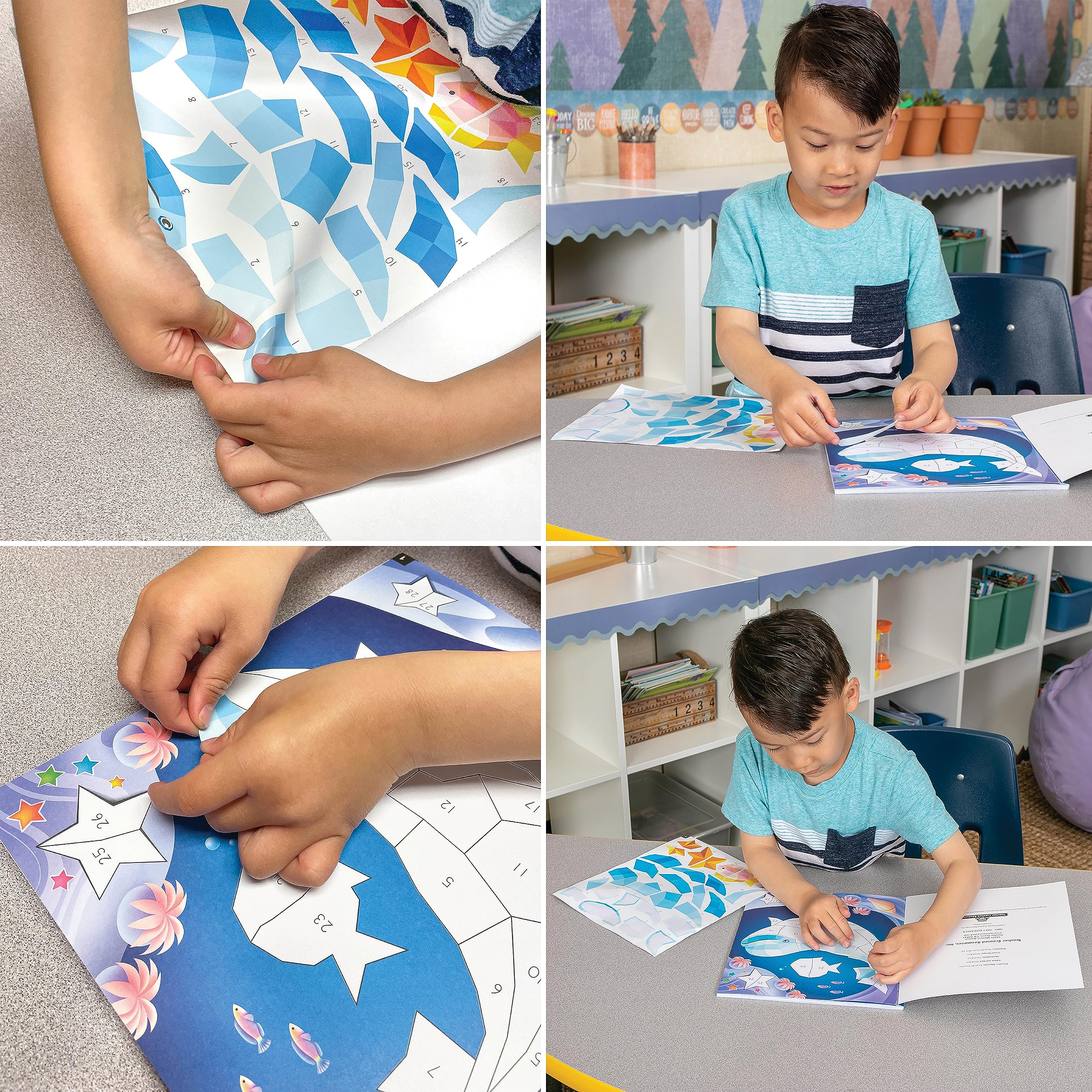 Foto 6 pulgar | Sticker Puzzle Created Resources Ocean Life 4+ Years - Venta Internacional.