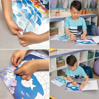 Foto 5 | Sticker Puzzle Created Resources Ocean Life 4+ Years - Venta Internacional.