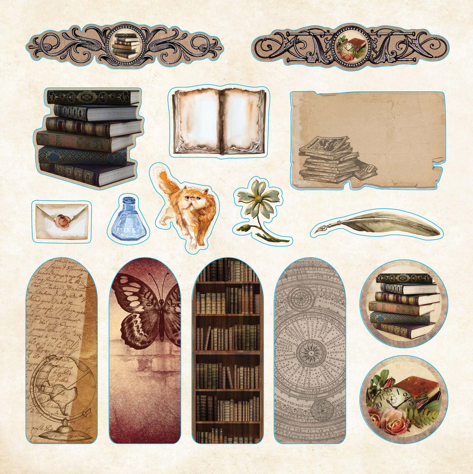 Foto 4 pulgar | Libro De Pegatinas Peter Pauper Press Bibliophilia Ephemera 780+ - Venta Internacional.