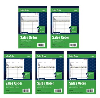 Foto 1 | Libro De Pedidos De Venta Adams De 3 Partes Sin Carbono 250 Juegos En Total - Venta Internacional.