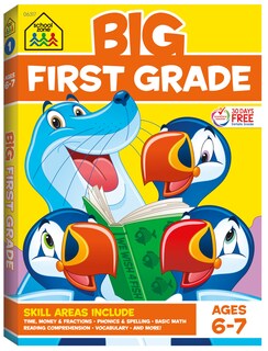 Foto 1 | Cuaderno De Ejercicios School Zone Big First Grade 320 Páginas 6-7 Años - Venta Internacional.