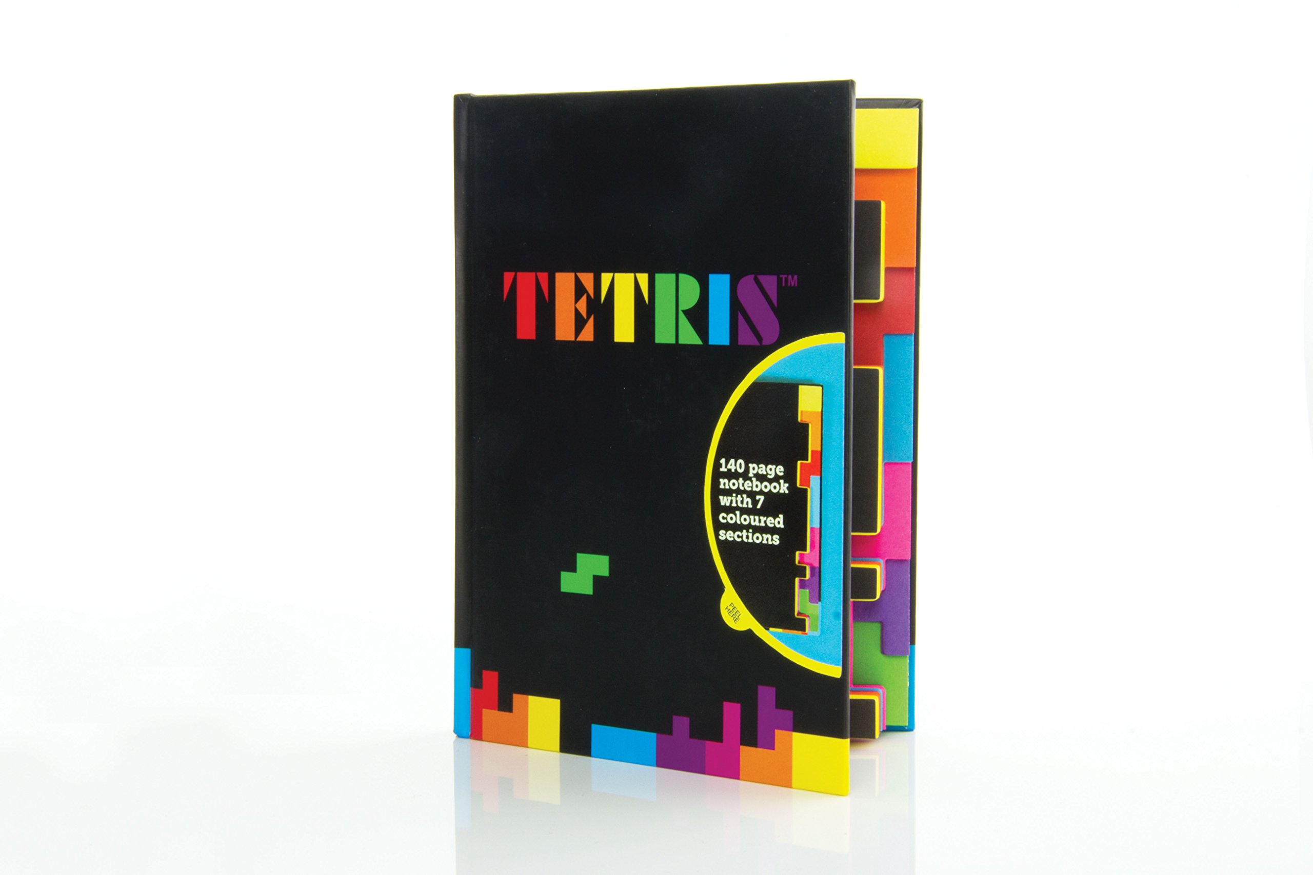 Foto 1 | Cuaderno Paladone Tetris 140 Páginas Con 7 Secciones De Colores - Venta Internacional.