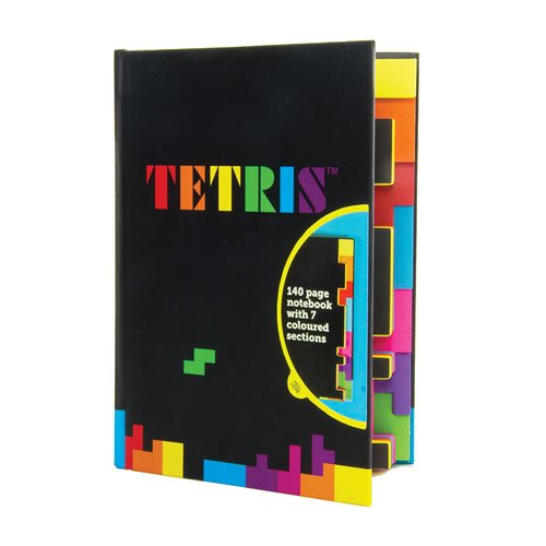 Foto 3 pulgar | Cuaderno Paladone Tetris 140 Páginas Con 7 Secciones De Colores - Venta Internacional.