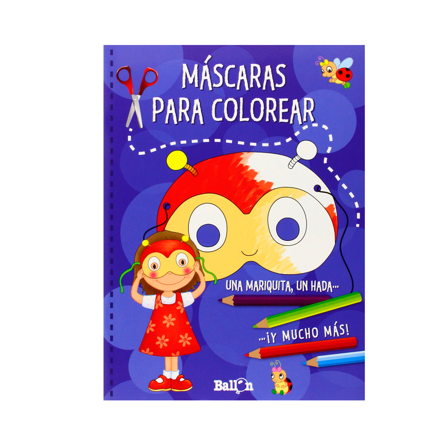 Foto 1 | Libro de Máscaras para Colorear Ballon Rústica