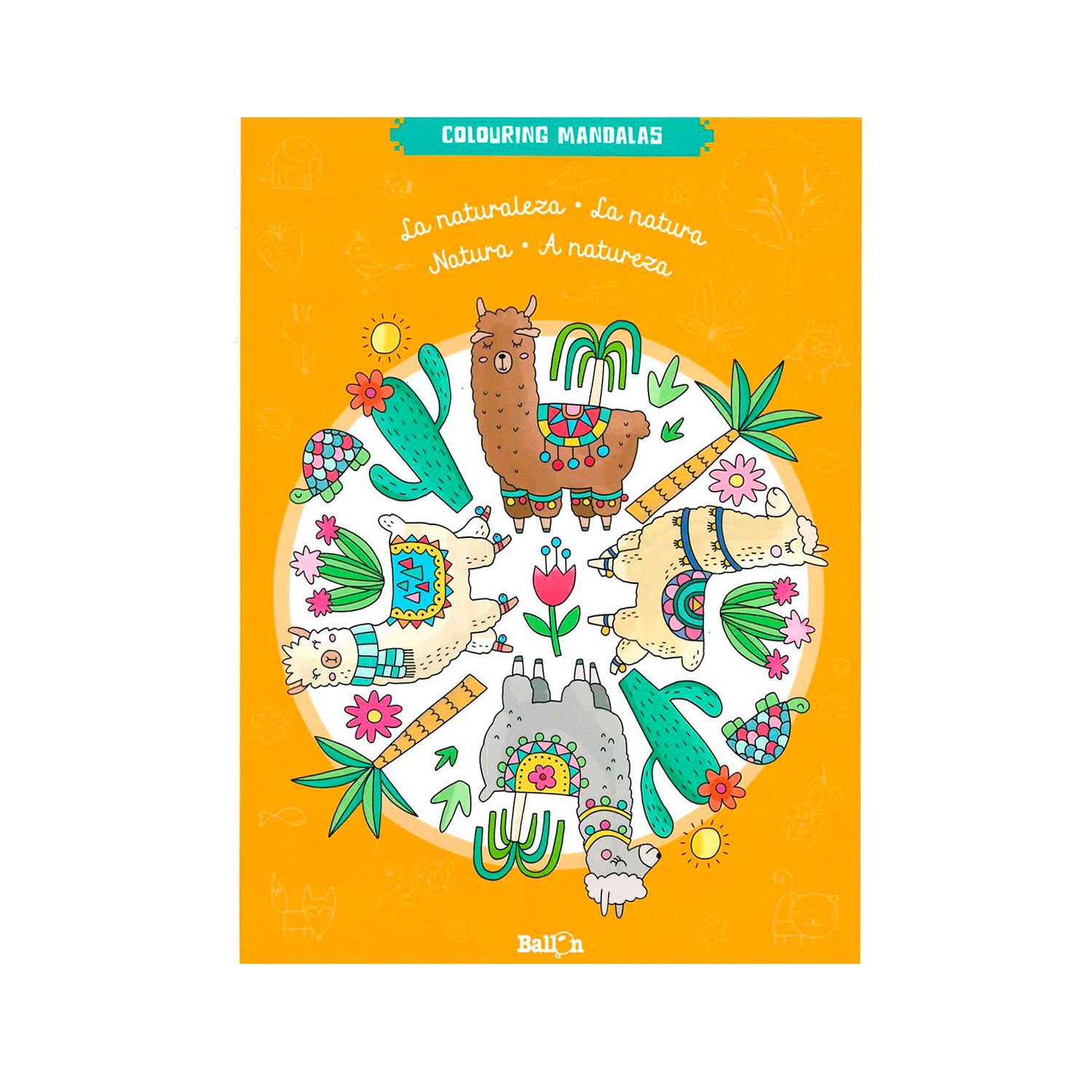 Foto 1 | Libro La Naturaleza Colouring Mandalas Ballon Rústica