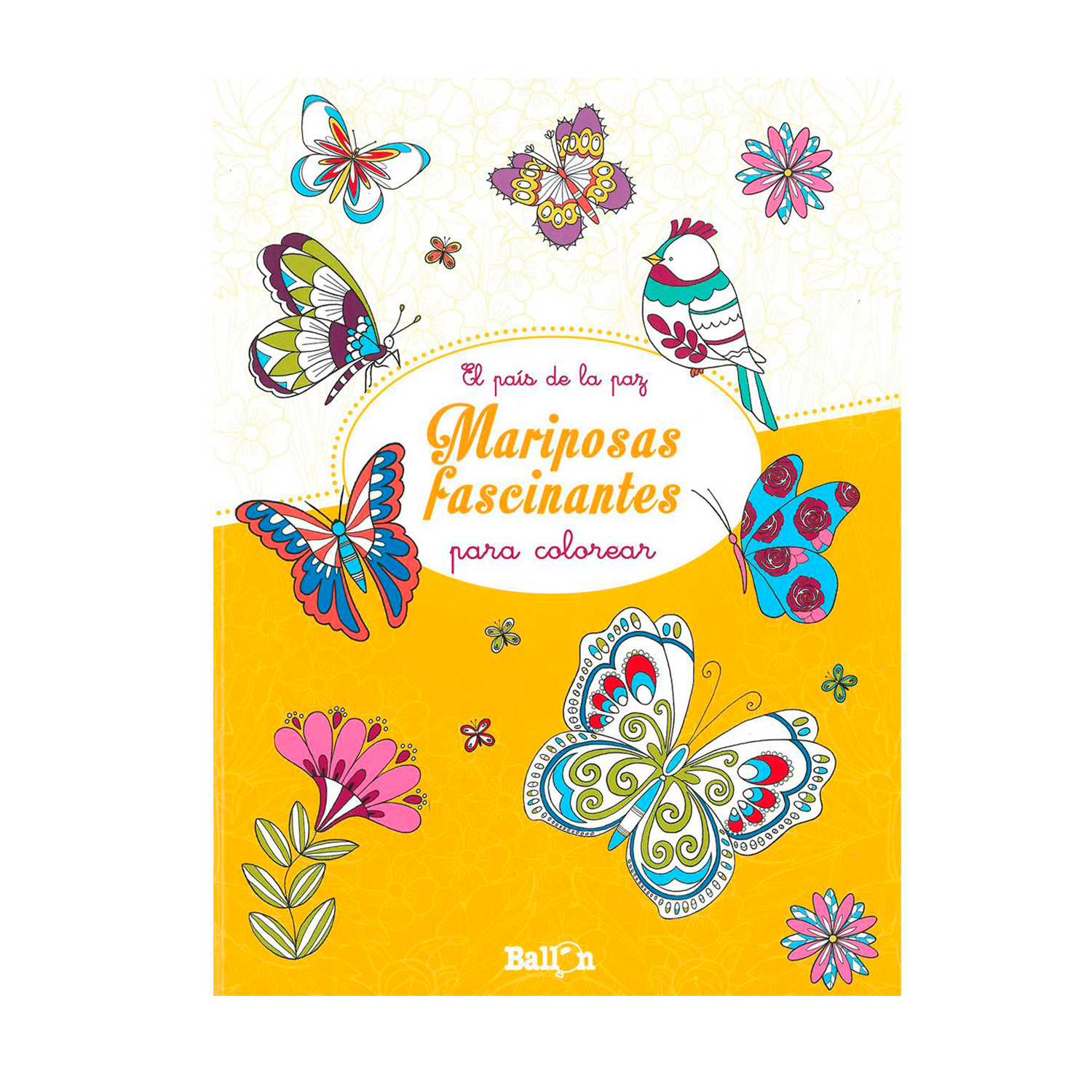Mariposas Fascinantes Ballon Rústica color Amarillo