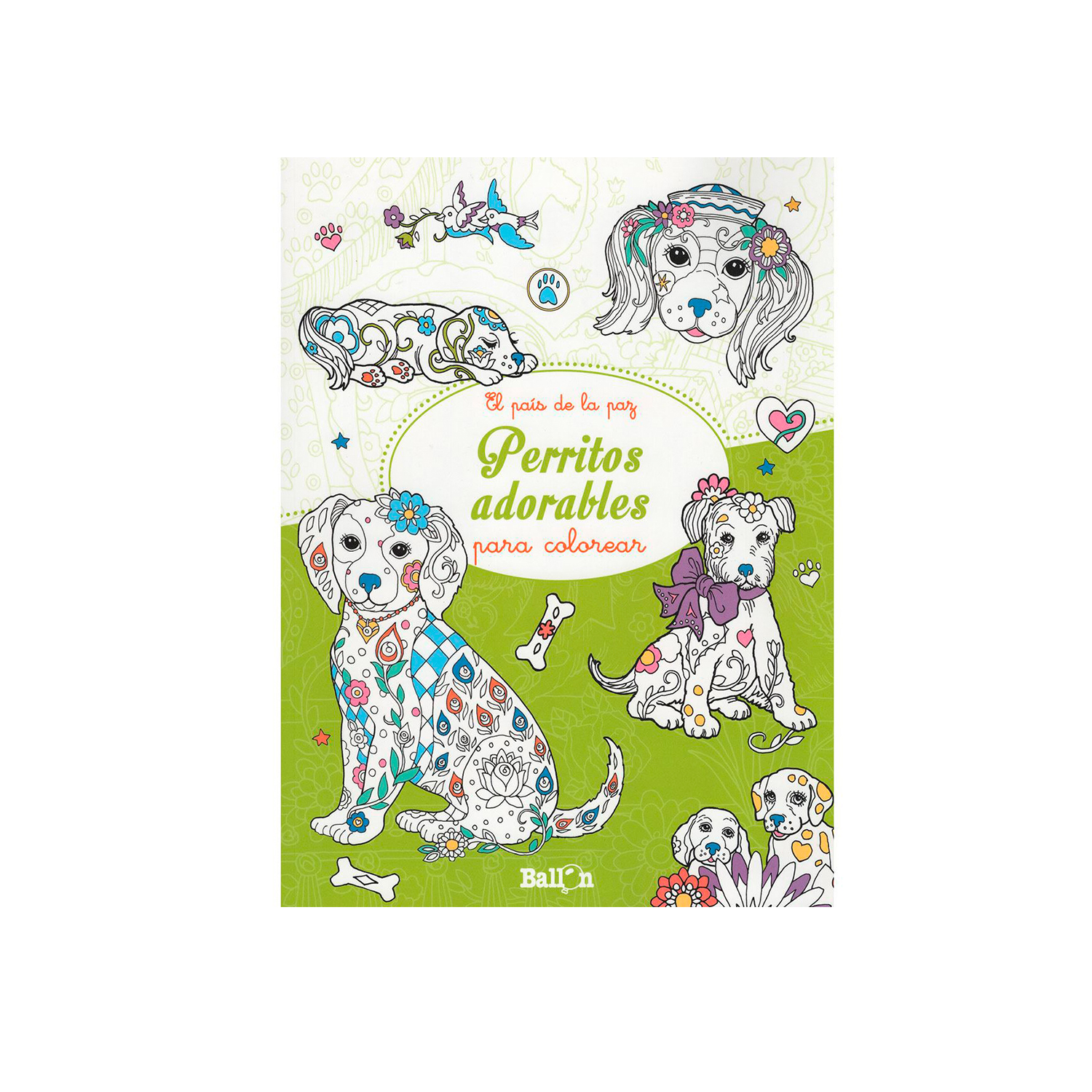 Libro de Perritos Adorables Ballon Rústica