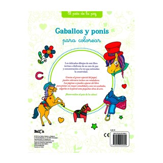 Foto 2 | Caballos y Ponis para Colorear Ballon Rústica