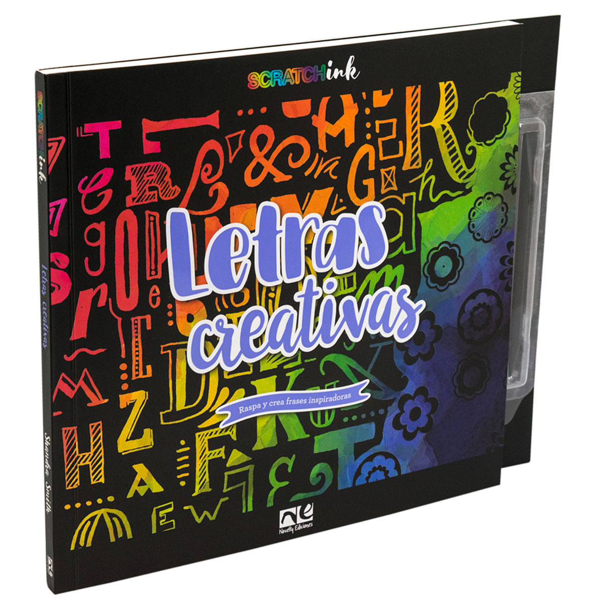Libro de Dibujo Letras Creativas Novelty Multicolor