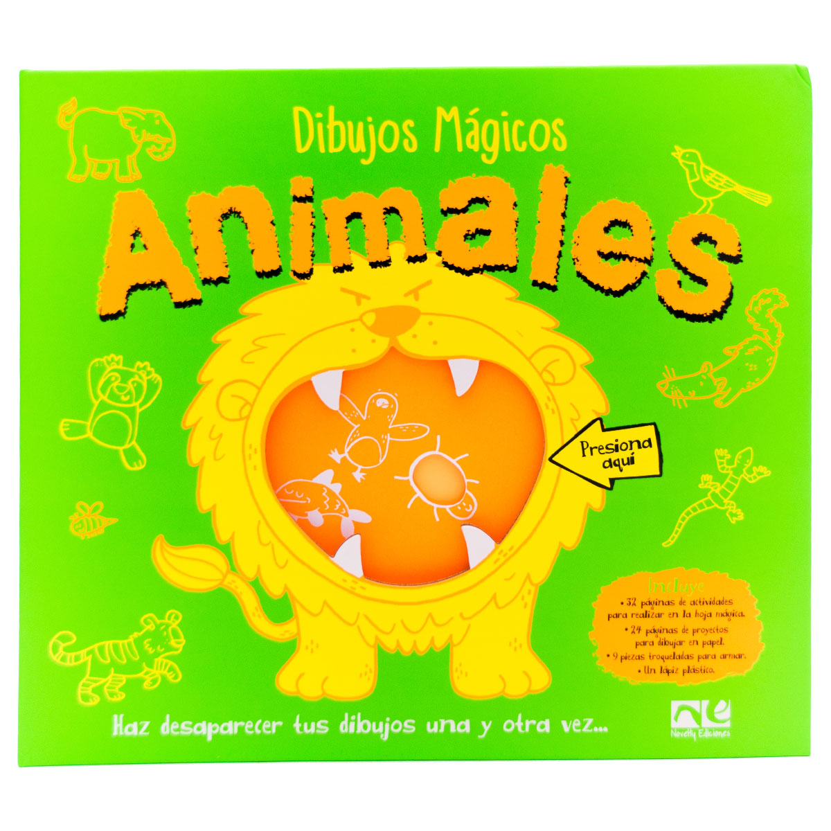 Foto 2 pulgar | Libro para Dibujar Animales Mágicos - Novelty Multicolor