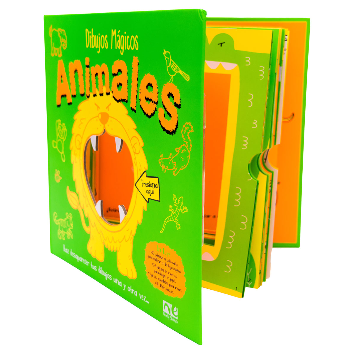 Foto 3 pulgar | Libro para Dibujar Animales Mágicos - Novelty Multicolor