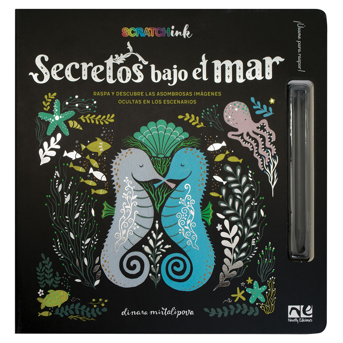 Foto 2 pulgar | Libro de Dibujo Secretos Bajo el Mar - Novelty Multicolor