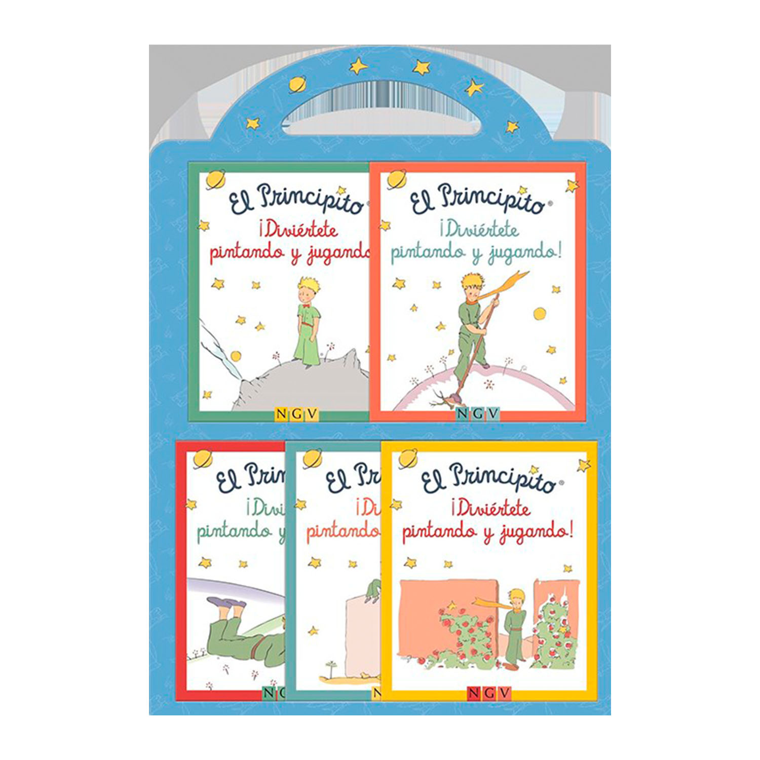 Libro El Principito ¡diviértete Pintando y Jugando! NGV Rústica color Blanco