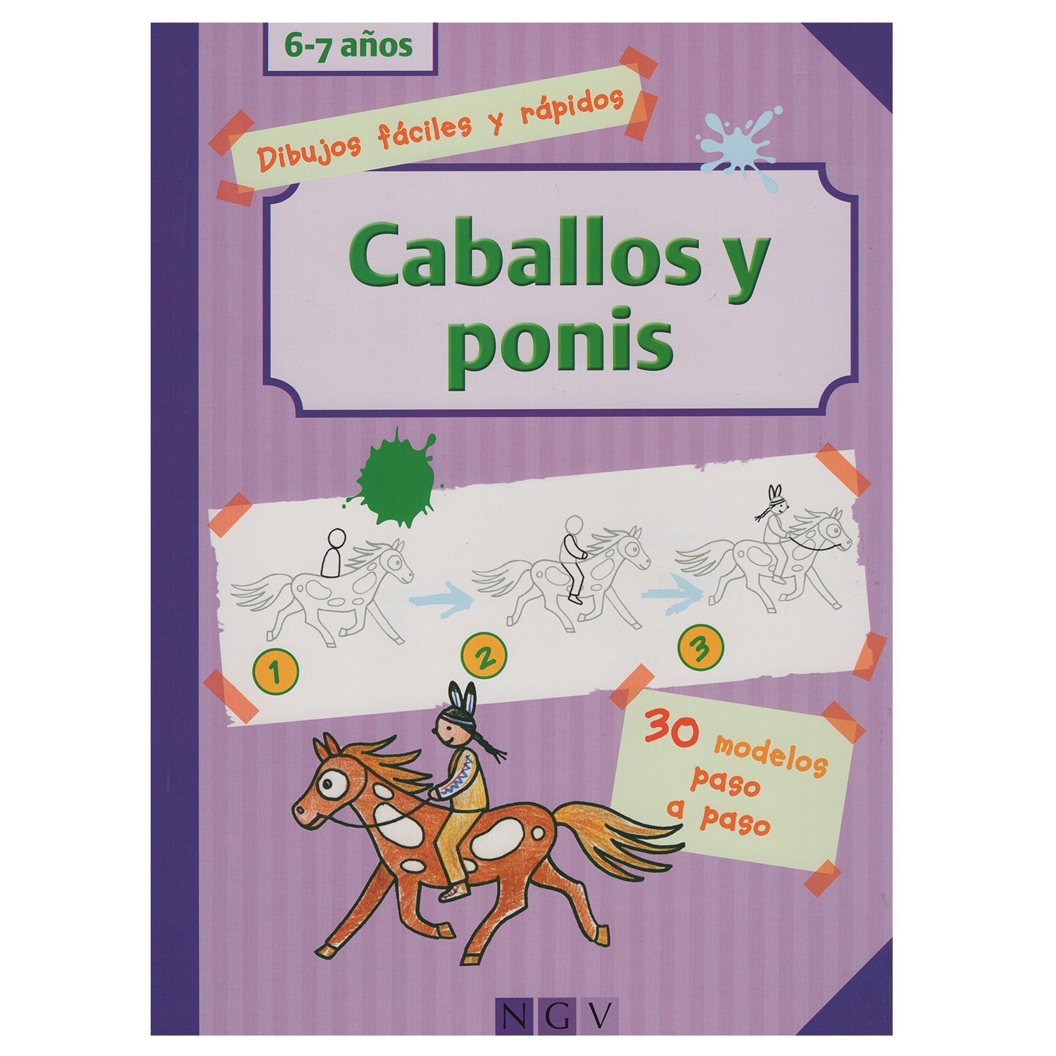 Foto 2 pulgar | Caballos y Ponis Ngv Pasta Dura Púrpura
