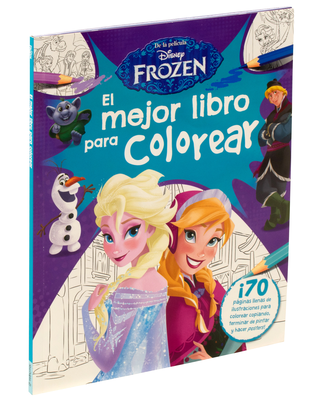 Foto 2 pulgar | Libro Para Colorear: Disney Frozen