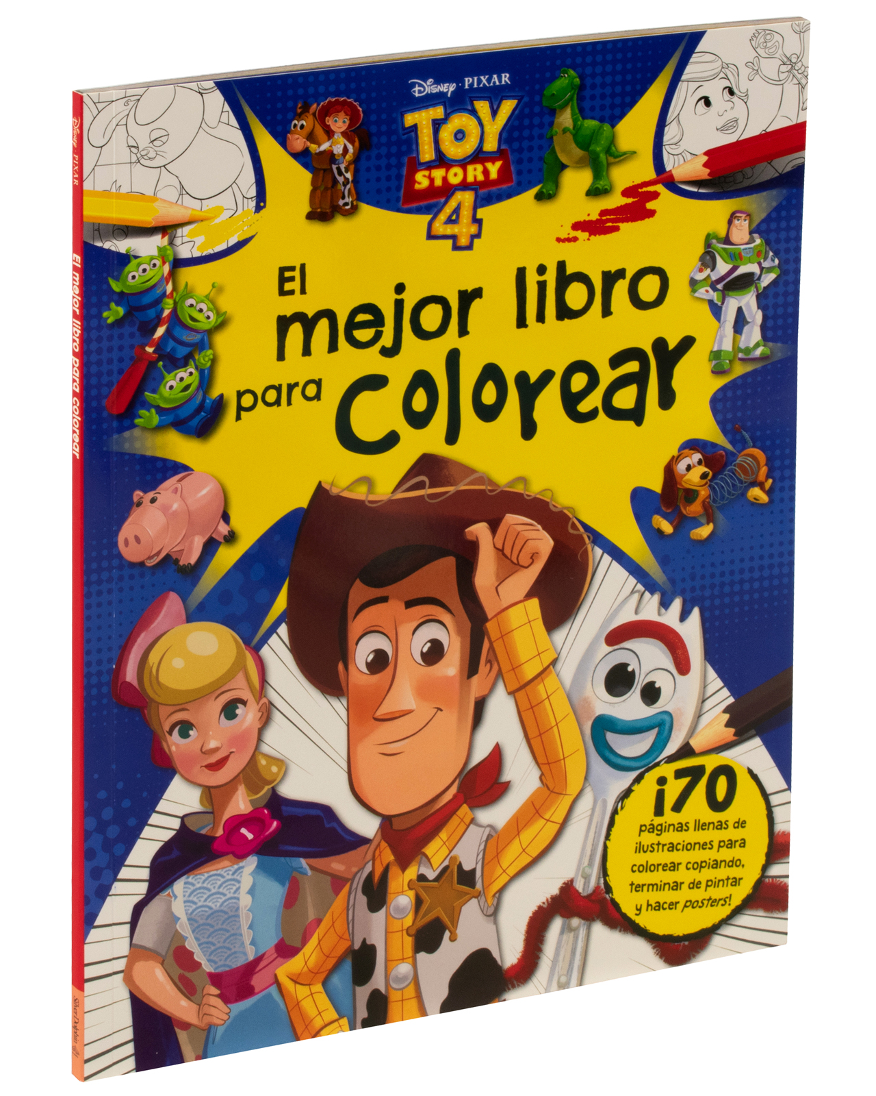 Foto 2 pulgar | Libro Para Colorear: Disney Toy Story 4