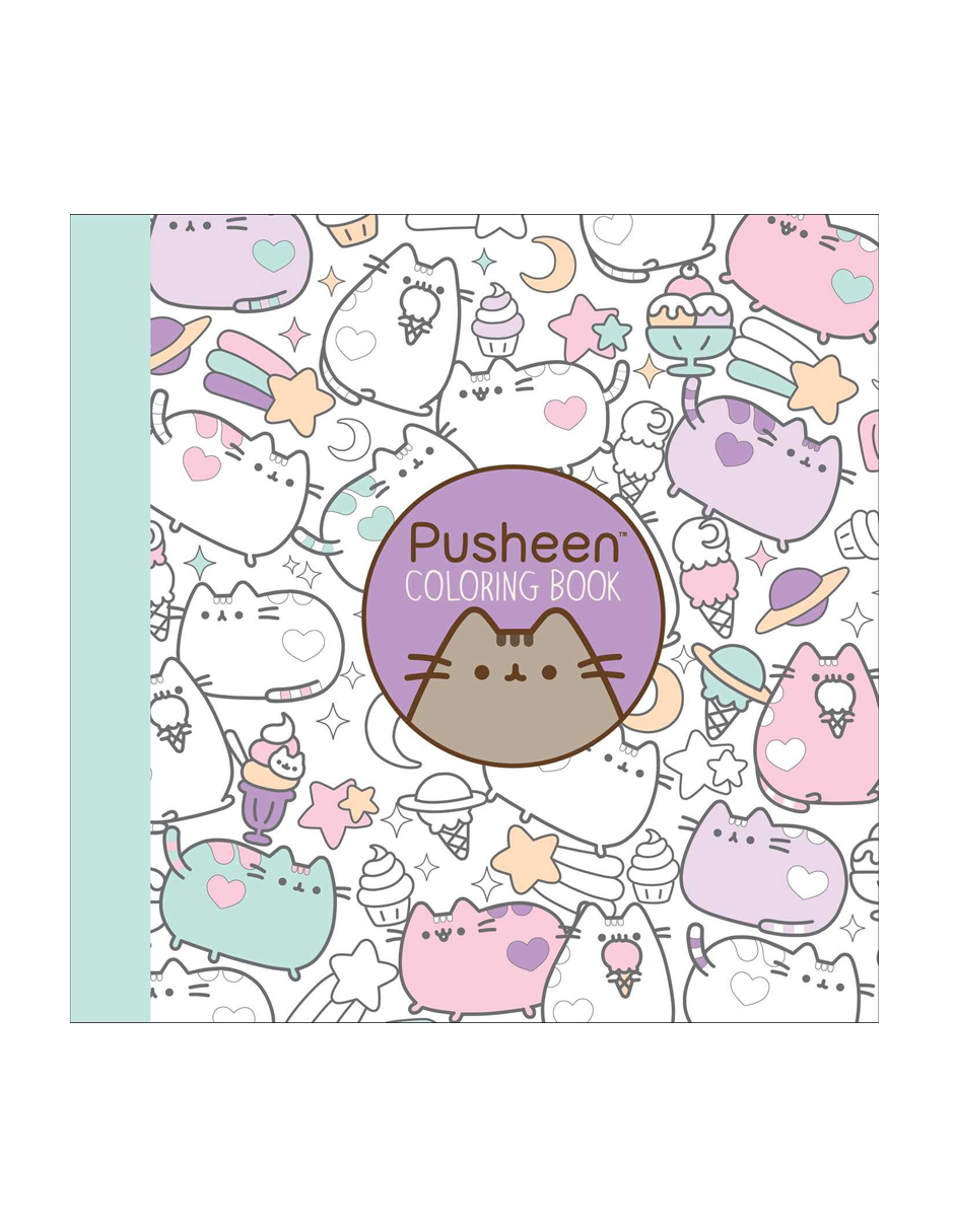 Libro para Colorear Gallery Books Gato Pusheen