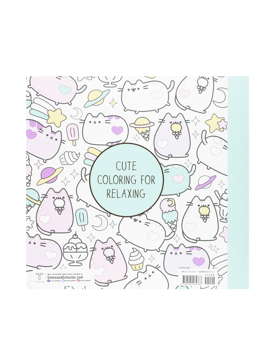 Foto 4 pulgar | Libro para Colorear Gallery Books Gato Pusheen