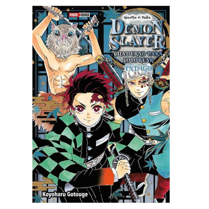 Manga Panini Demon Slayer Cuaderno para Colorear Índigo #04 Por