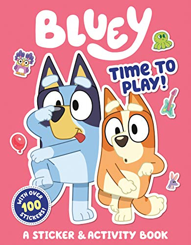 Foto 1 | Venta Internacional - Libro de Actividades y Calcomanias Bluey ¡es Hora De Jugar!