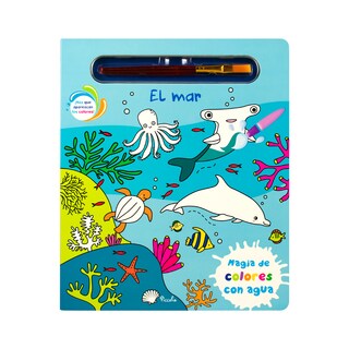 Foto 3 | Libro Infantil Para Colorear: Magia De Los Colores Con Agua El Mar