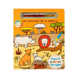 Foto 3 | Libro Infantil Para Colorear: Magia De Los Colores Con Agua Los Animales De La Sabana
