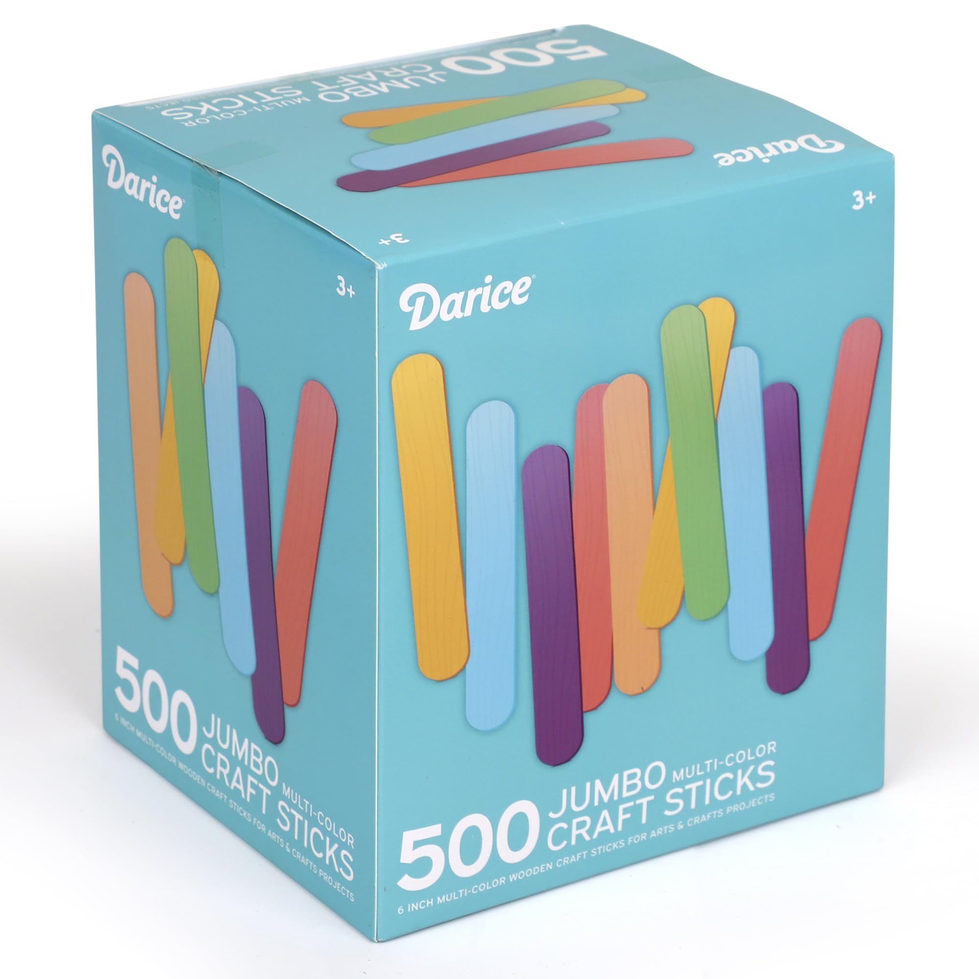 Bastones Para Manualidades Darice, 500 Unidades De Colores, Para Manualidades A Partir De 3 Años - Venta Internacional.