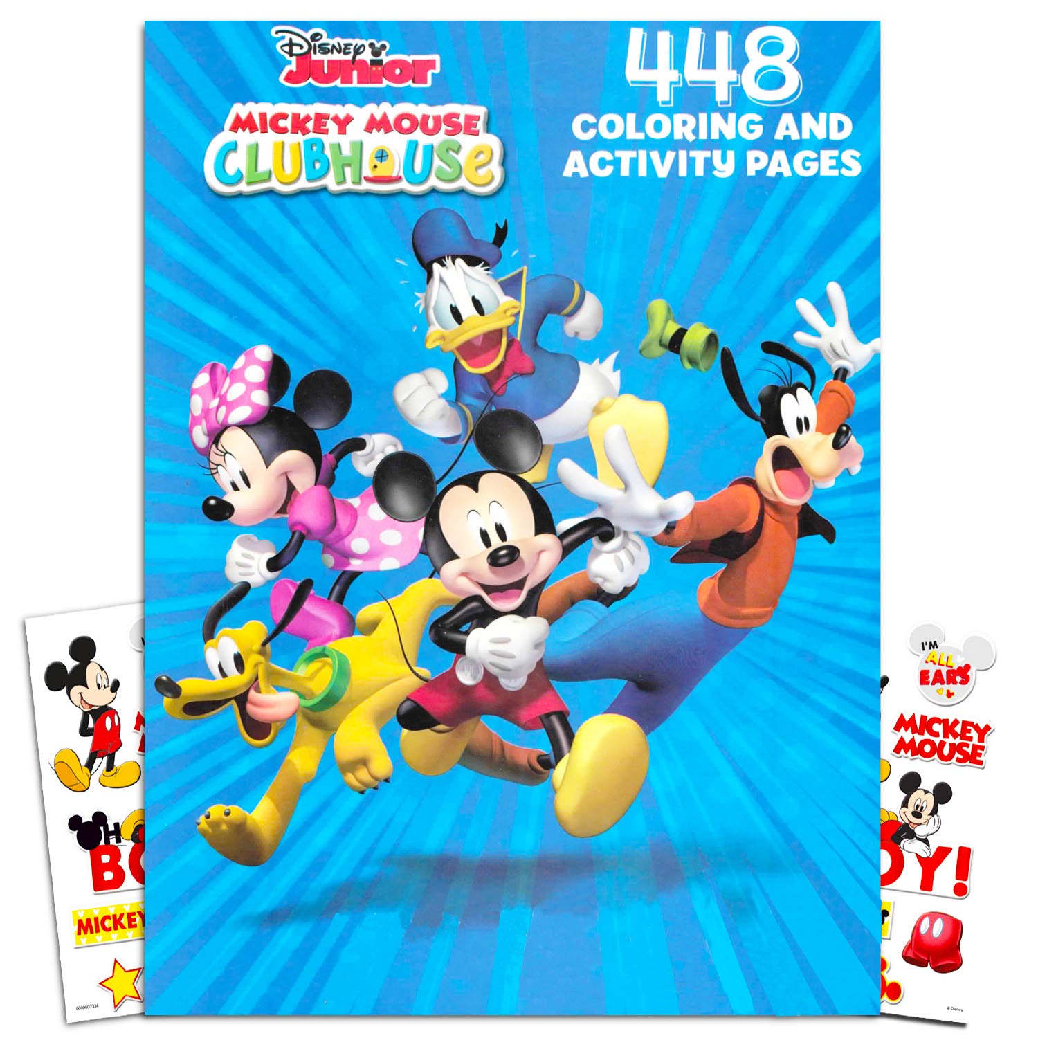 Foto 2 pulgar | Paquete De Libros Para Colorear Disney Mickey Mouse Con Pegatinas Y Rompecabezas - Venta Internacional.