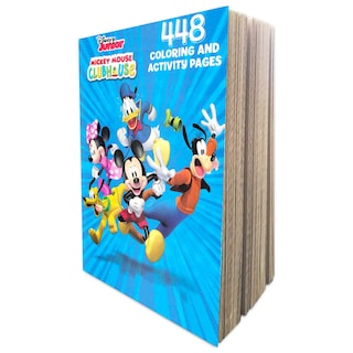 Foto 2 | Paquete De Libros Para Colorear Disney Mickey Mouse Con Pegatinas Y Rompecabezas - Venta Internacional.