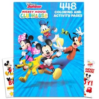 Foto 3 | Paquete De Libros Para Colorear Disney Mickey Mouse Con Pegatinas Y Rompecabezas - Venta Internacional.