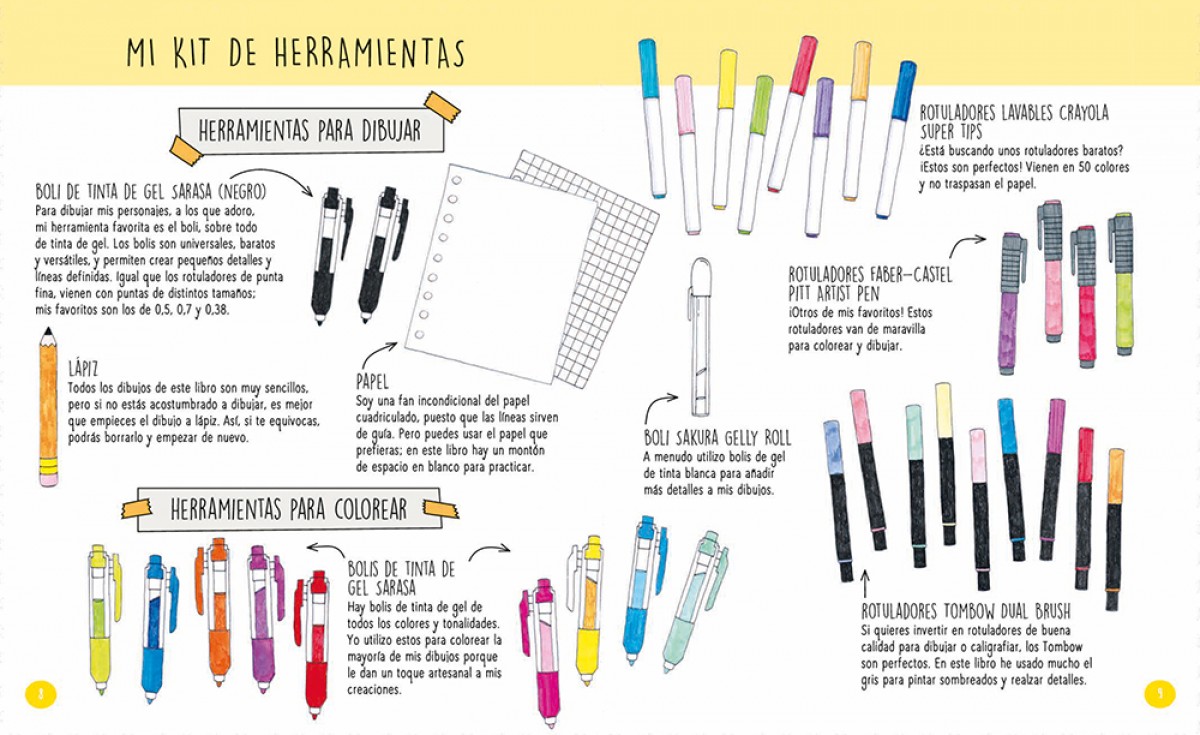 Foto 3 pulgar | Kawaii: Aprende A Dibujarlos De Sarah Alberto Librero Tapa Blanda
