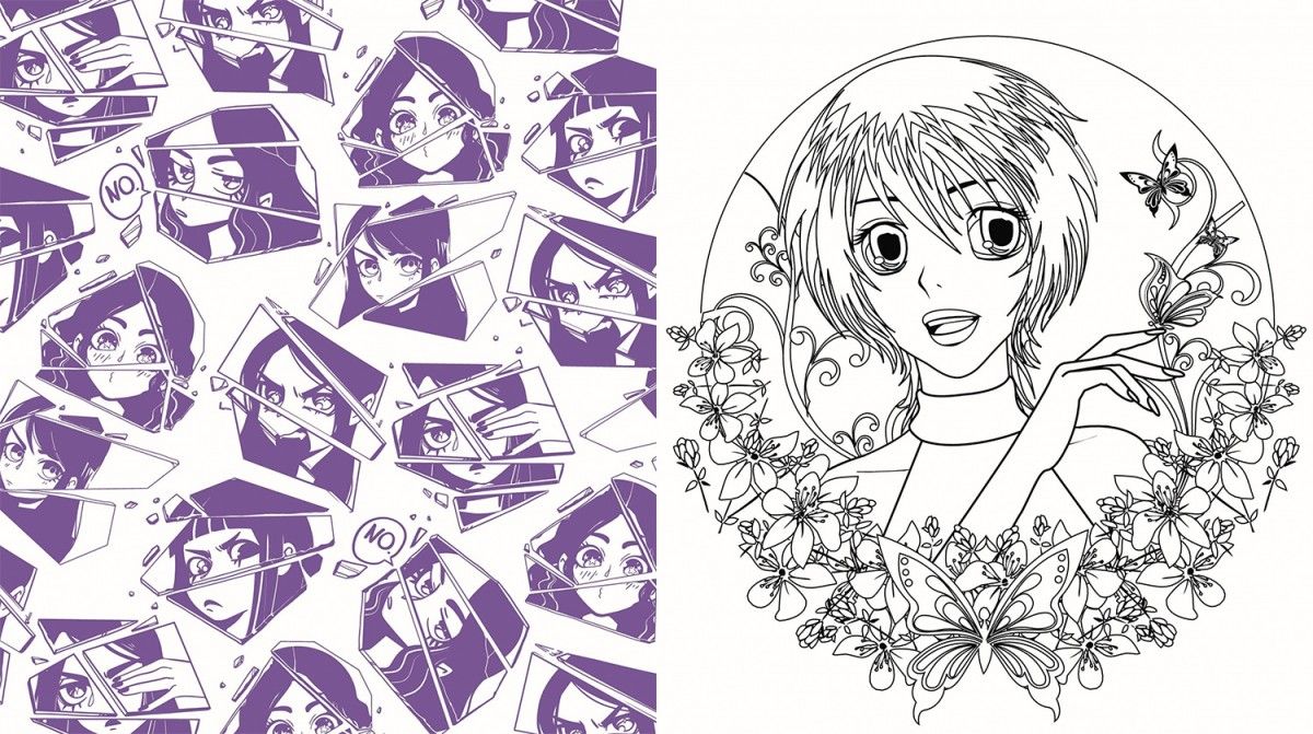 Foto 2 | Manga Para Colorear Varios Autores Libreros Tapa Blanda