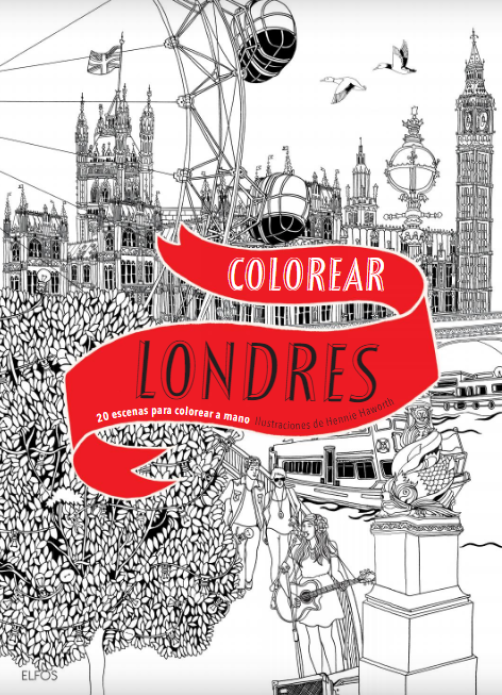 Foto 1 | Colorear Londres Hennie Haworth Blume Tapa Blanda