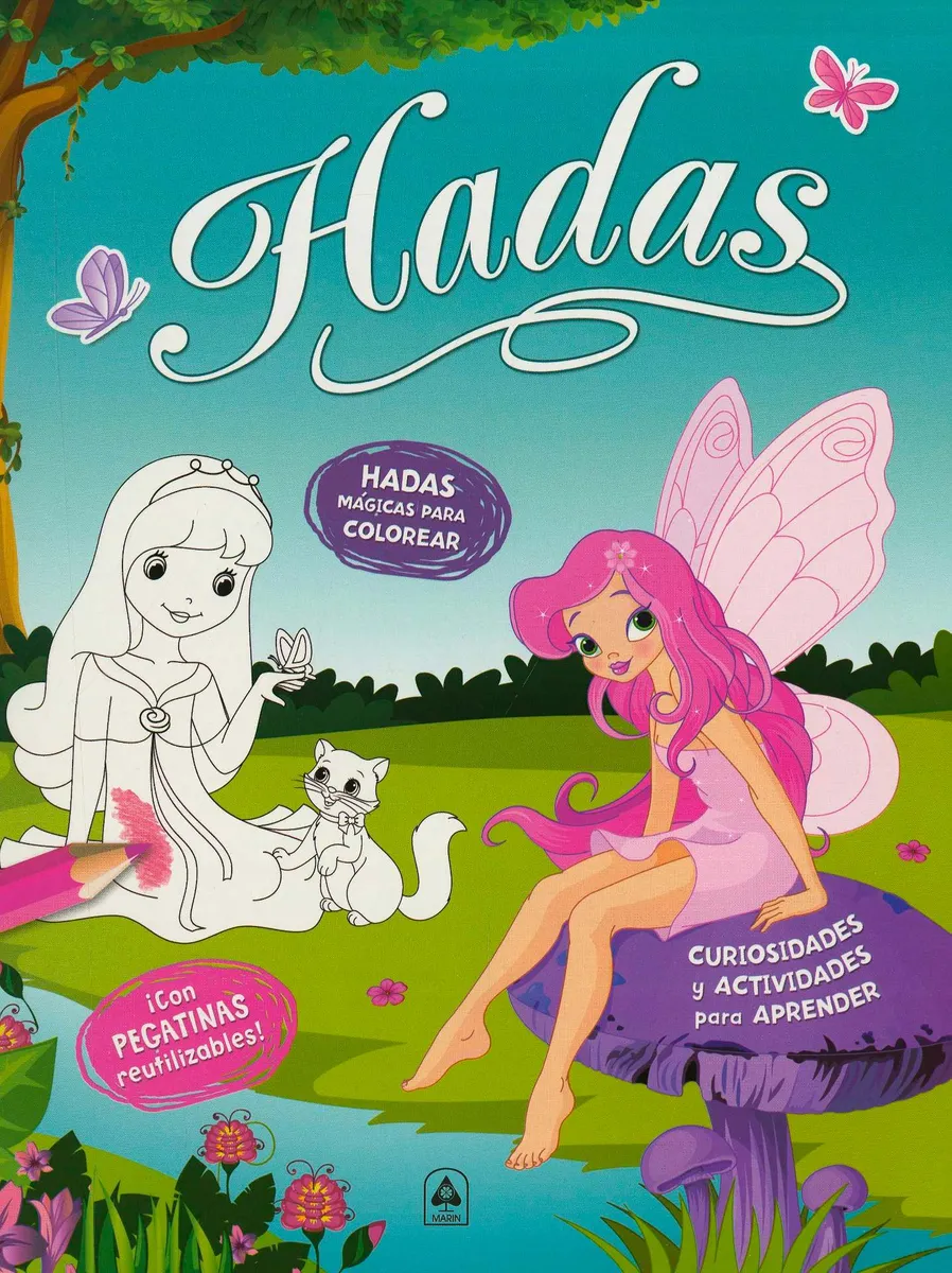 Foto 1 | Hadas Gran Coloreable Varios Autores Libsa Tapa Blanda