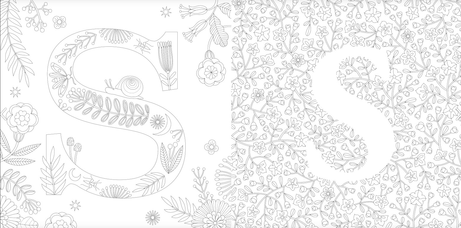 Foto 4 pulgar | Letras Creativas Para Colorear Carole Fenwick Blume Tapa Blanda