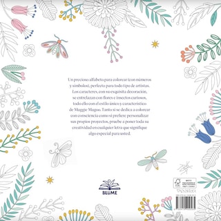 Foto 4 | Letras Creativas Para Colorear Carole Fenwick Blume Tapa Blanda