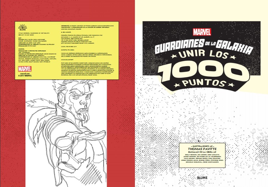 Foto 4 pulgar | Unir Los 1000 Puntos Guardianes De La Galaxia Thomas Pavitte Blume Tapa Blanda