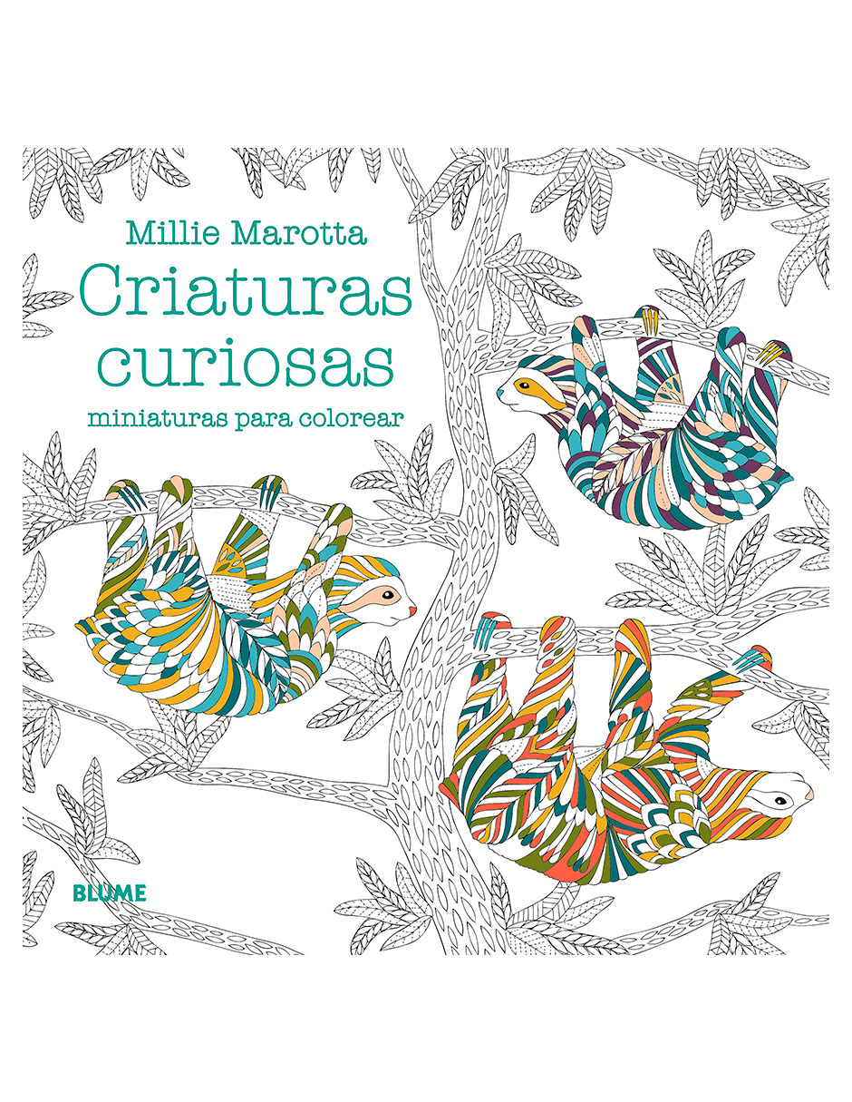 Foto 2 pulgar | Mini. Criaturas Curiosas Millie Marotta Blume Tapa Blanda