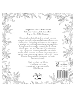 Foto 4 | Mini. Criaturas Curiosas Millie Marotta Blume Tapa Blanda