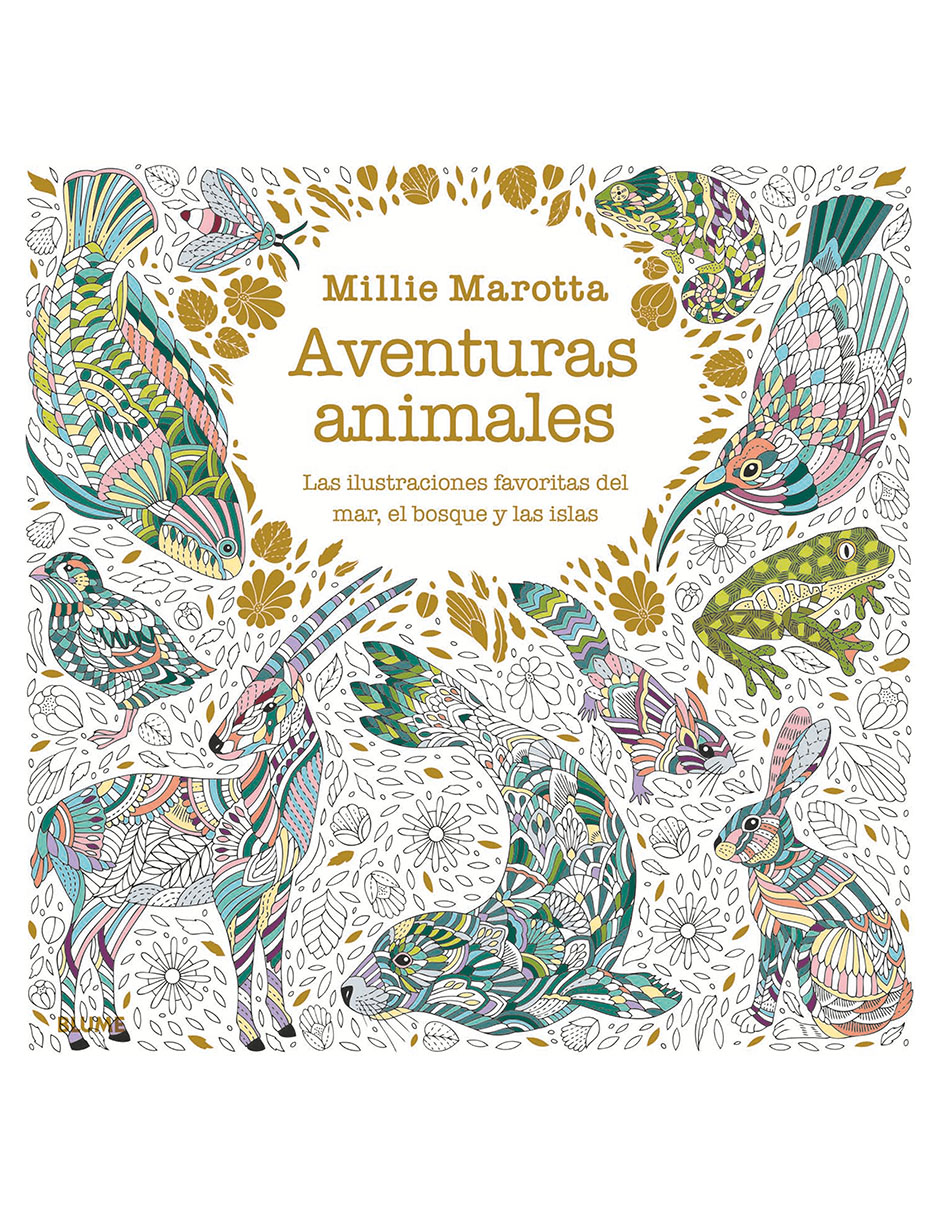 Foto 2 pulgar | Aventuras Animales Millie Marotta Blume Tapa Blanda