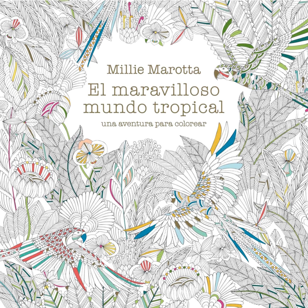 Foto 1 | Mini. Maravilloso Mundo Tropical Millie Marotta Blume Tapa Blanda